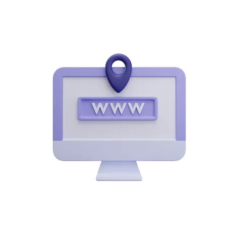 Website  3D Icon