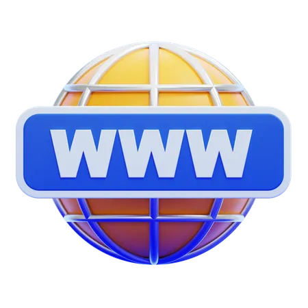 Website  3D Icon