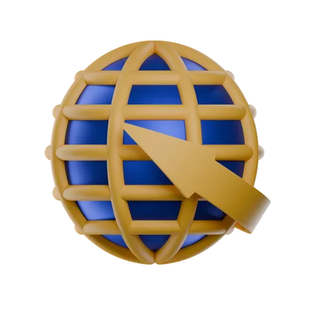 Website  3D Icon