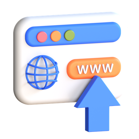 Website  3D Icon