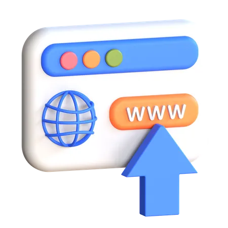 Website  3D Icon