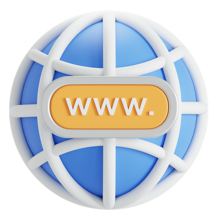 Website  3D Icon