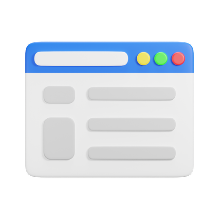 Website  3D Icon
