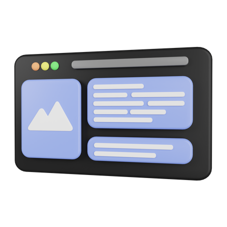 Website  3D Icon