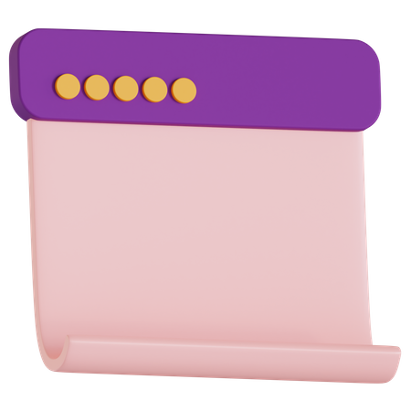 Website  3D Icon