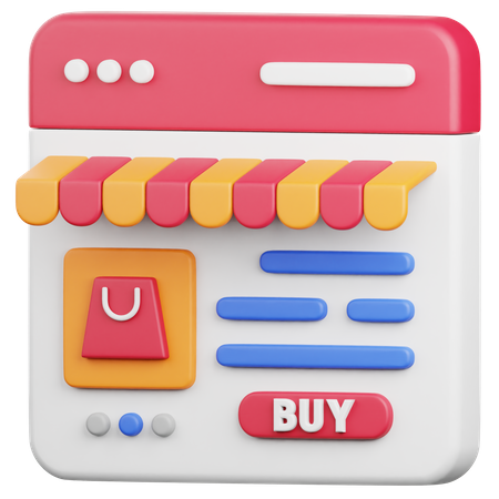 Website  3D Icon