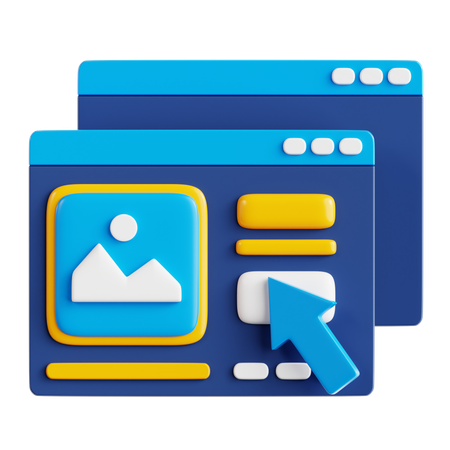 Website  3D Icon