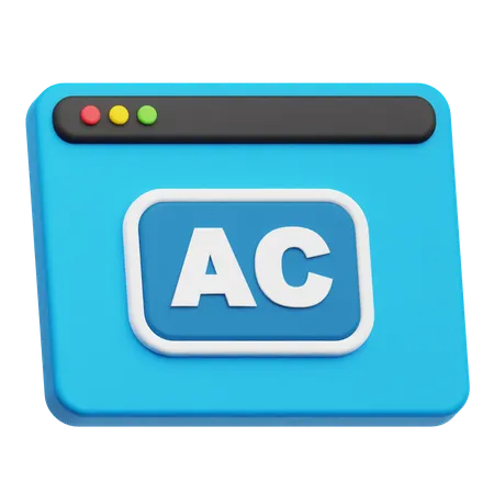 Website Ac  3D Icon