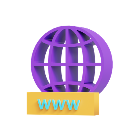 Website-Konto  3D Icon