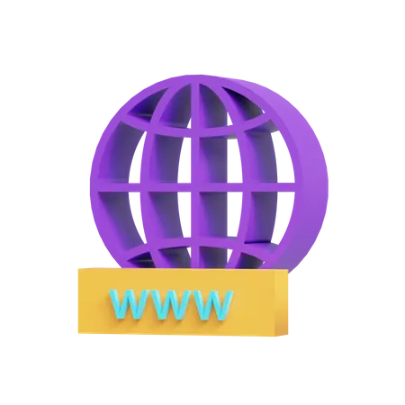 Website Account  3D Icon
