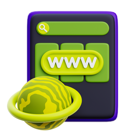 Website Ads Marketing  3D Icon