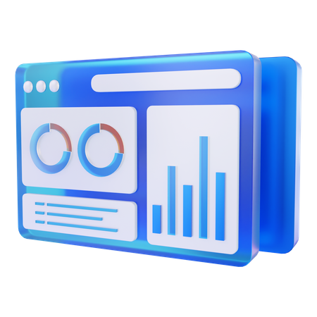 Website Analysis  3D Icon