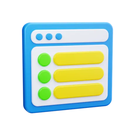 Website App  3D Icon