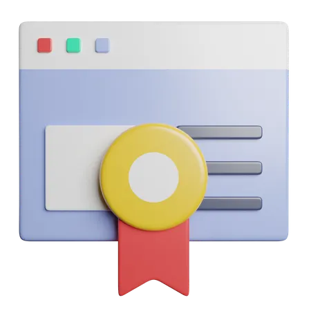 Website Badge  3D Icon