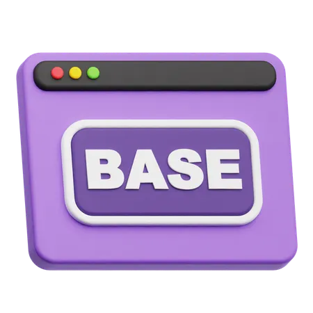 웹사이트 기반  3D Icon
