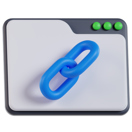 Website-Browser  3D Icon