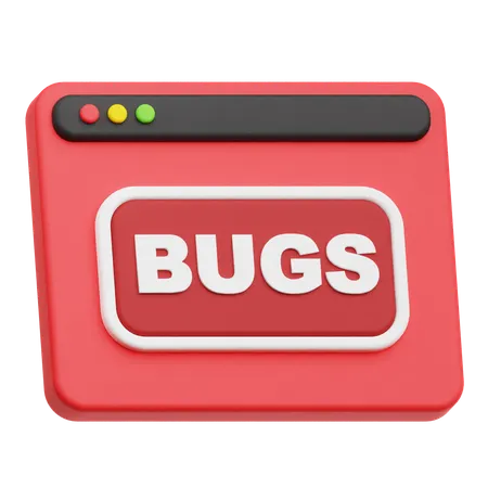 Website Bugs  3D Icon