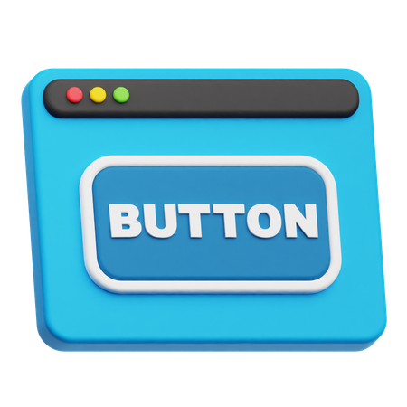 Website Button  3D Icon
