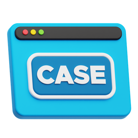 Website Case  3D Icon