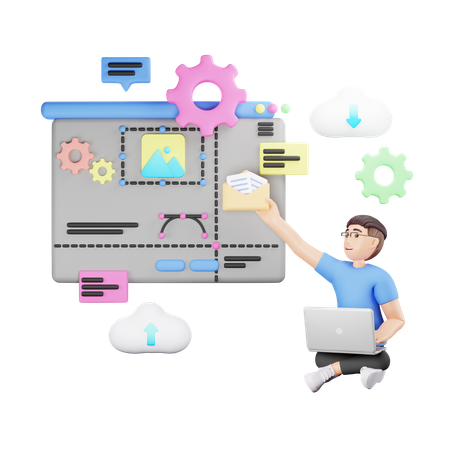 Website Creator  3D Icon