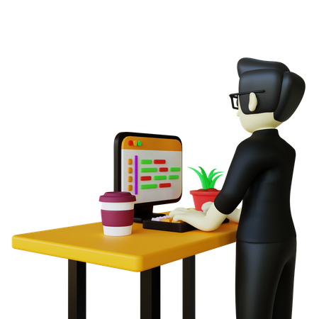 Website Developer  3D Icon