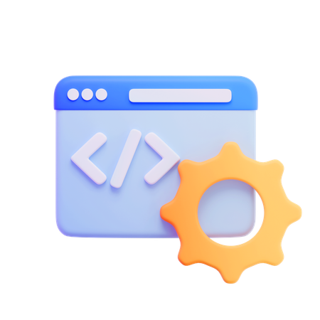 Website Development  3D Icon