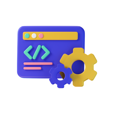 Website Development  3D Icon