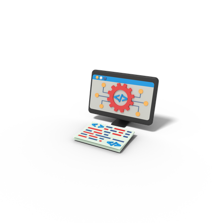 Website Development  3D Icon