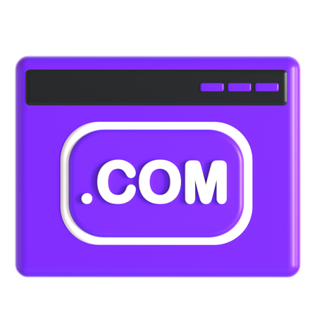 Website Domain  3D Icon