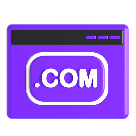 Website Domain  3D Icon