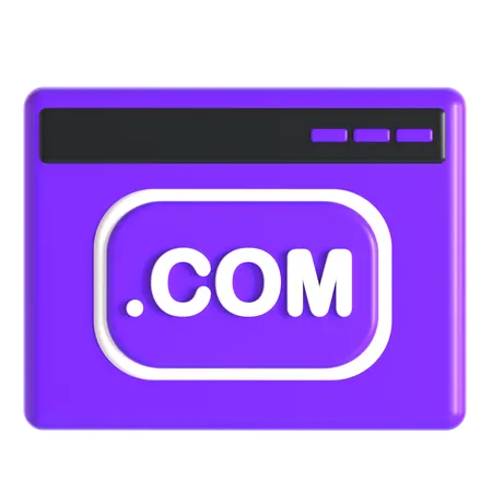Website Domain  3D Icon