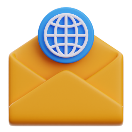 Website-E-Mail  3D Icon