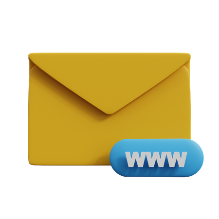 Website-E-Mail  3D Icon