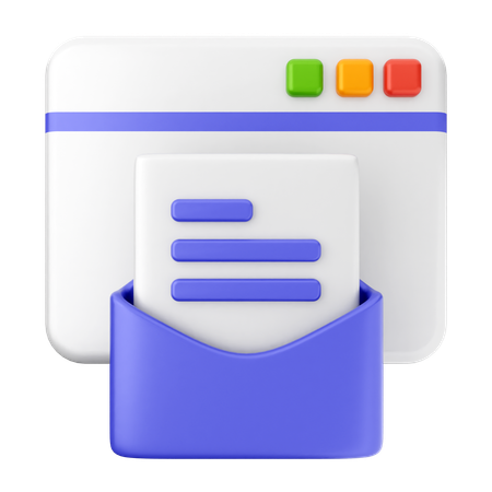 Website-E-Mail  3D Icon