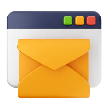 Website-E-Mail  3D Icon