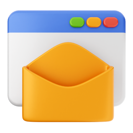 Website Email  3D Icon