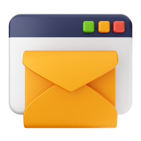 Website Email  3D Icon