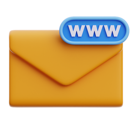 Website Email  3D Icon