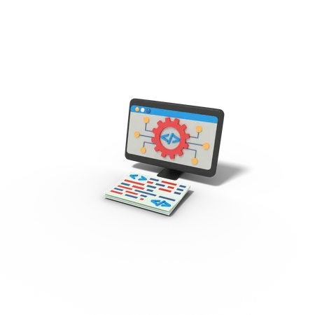 Webseitenentwicklung  3D Icon