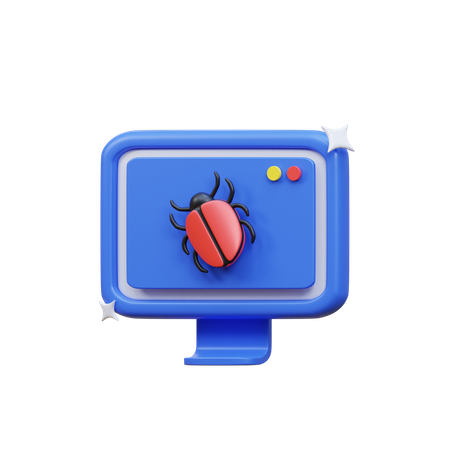 Website-Fehler  3D Icon