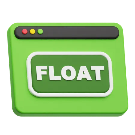 Website Float  3D Icon