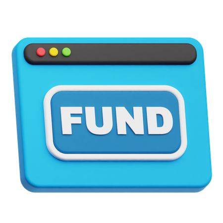Website Fund  3D Icon