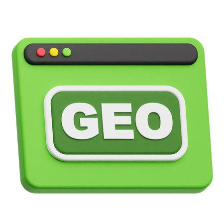 Website Geo  3D Icon