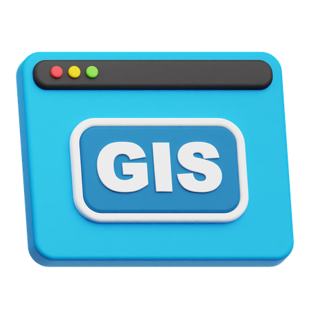 Website Gis  3D Icon