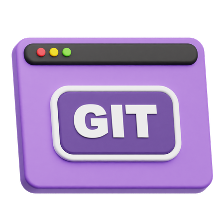 Website Git  3D Icon