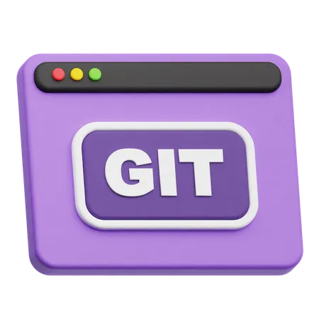 Website Git  3D Icon