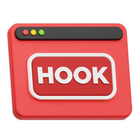 Website Hook  3D Icon