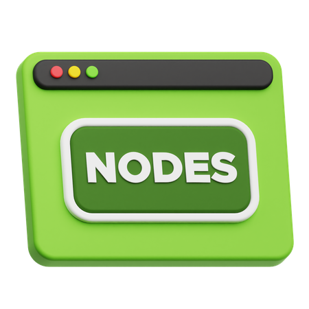 Website-Knoten  3D Icon