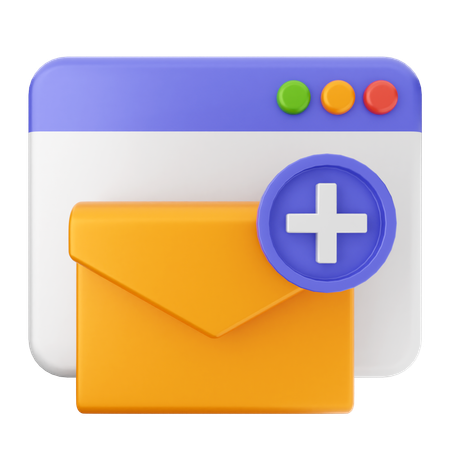 Website Mail  3D Icon