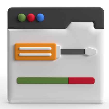 Website Maintenance  3D Icon